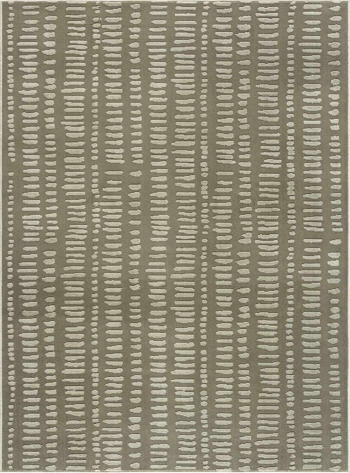 Dragos Green Modern Washable Area Rug
