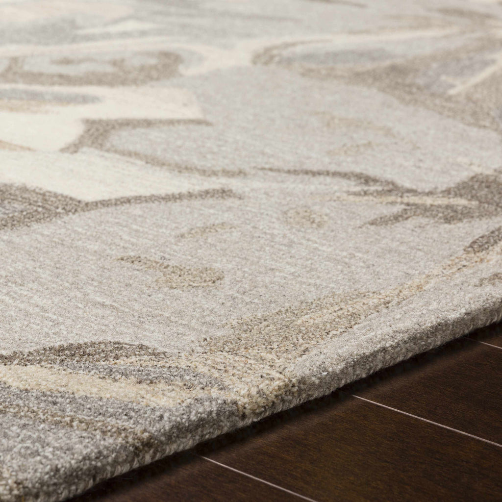 Ilfeld Athena Beige Floral Wool Rug