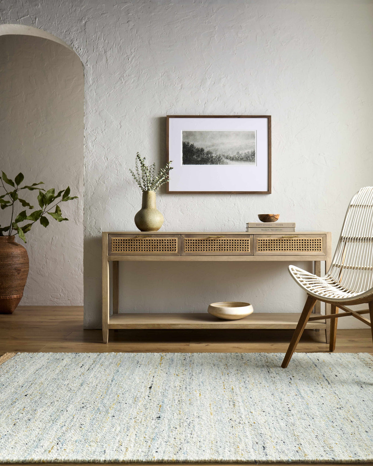 Andrey Dark Beige Area Rug