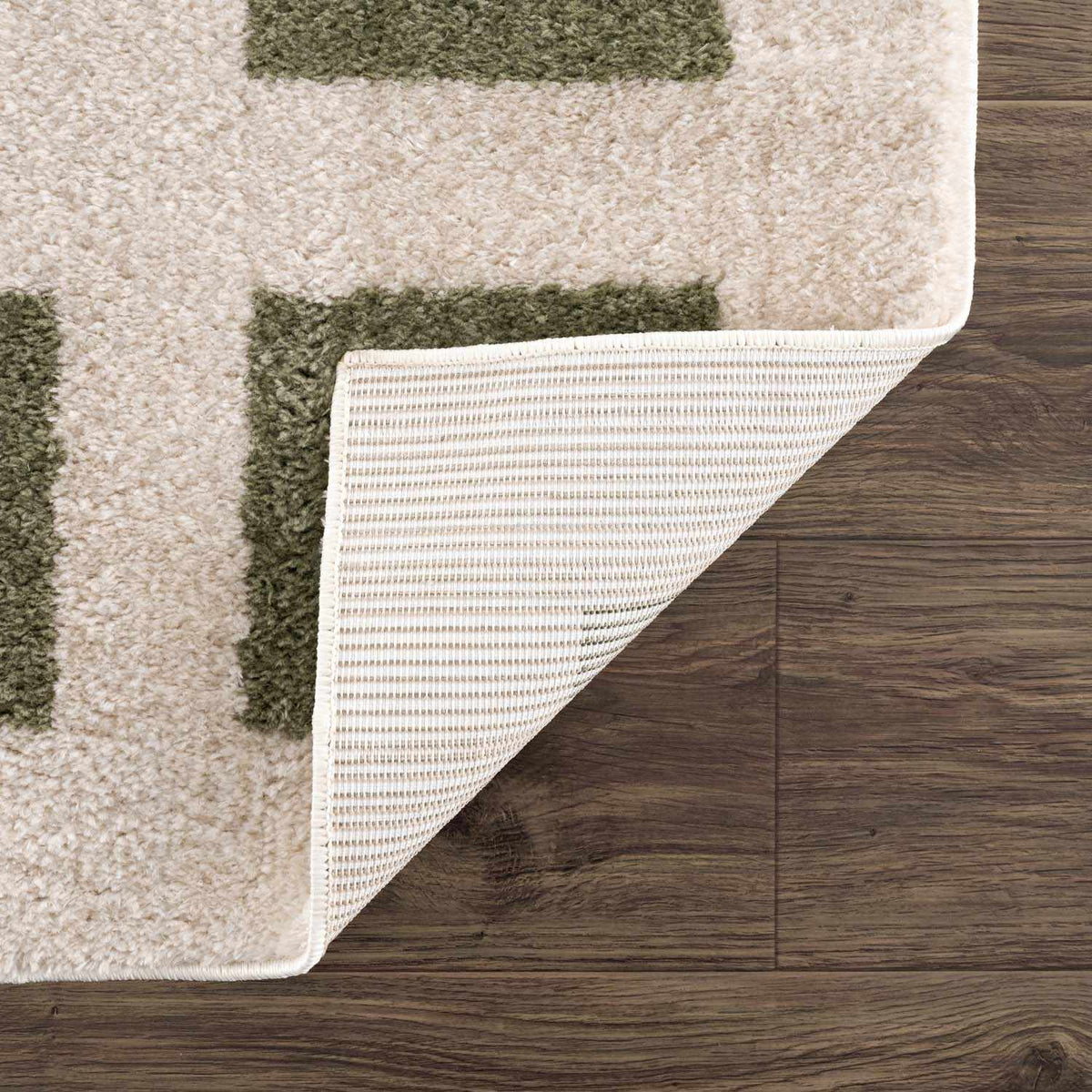 Beynon Green Washable Area Rug