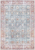 Rust Catadupa Distressed Washable Area Rug - Clearance