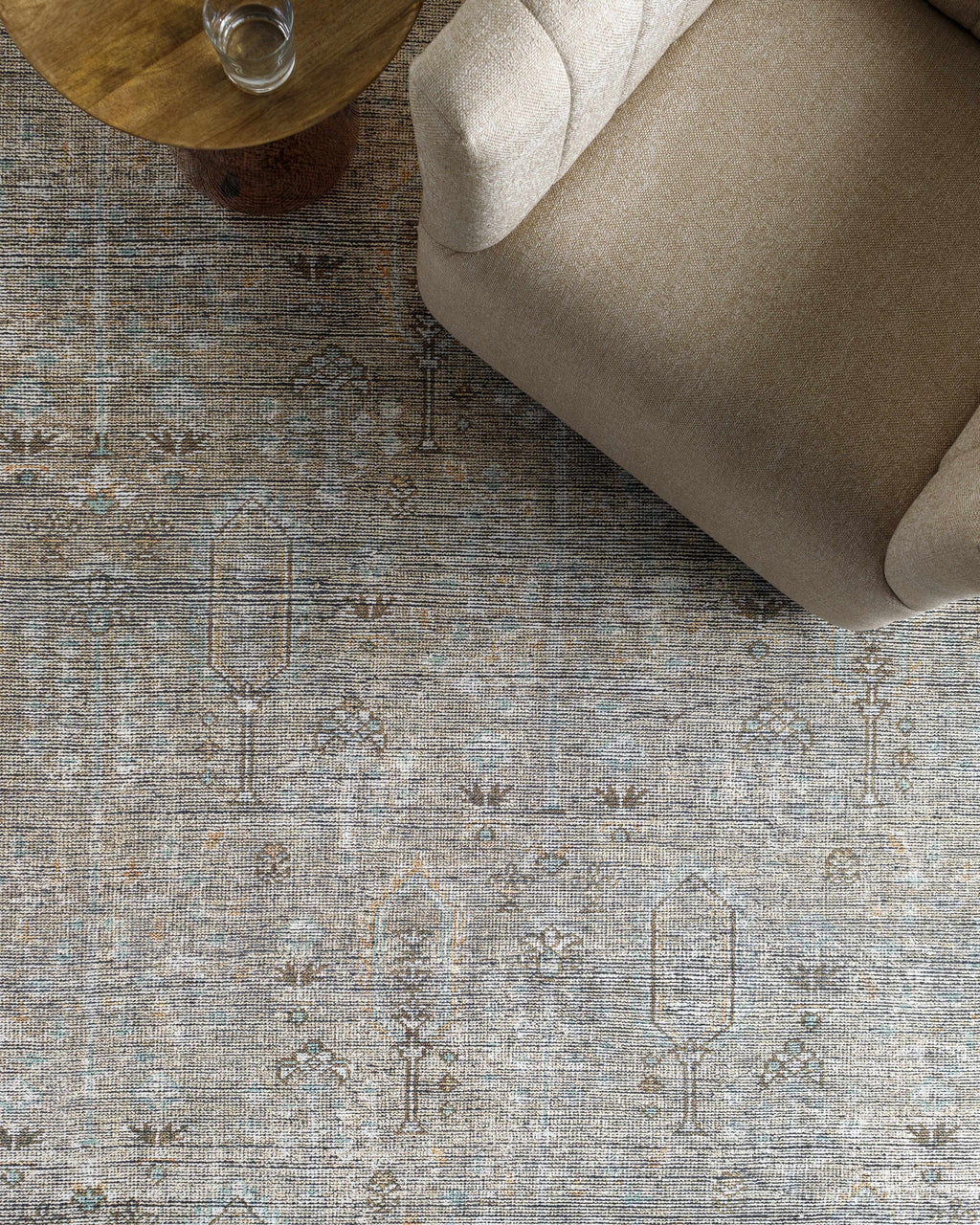 Darling Machine Woven Becki Owens x LIVABLISS BODA-2302 Washable Area Rug