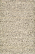 Clayne Beige & Charcoal Premium Wool Area Rug