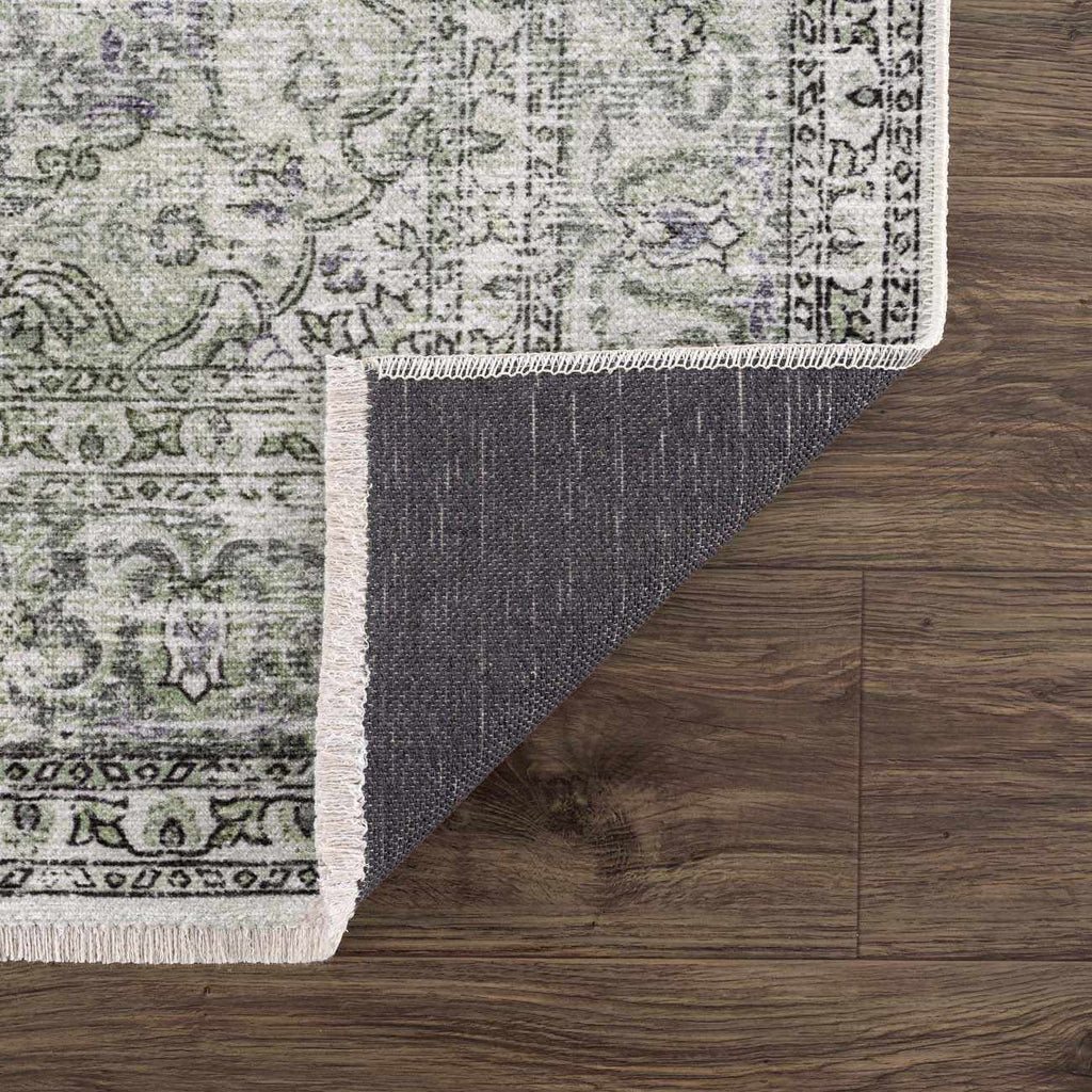 Green Holi-4604 Washable Area Rug