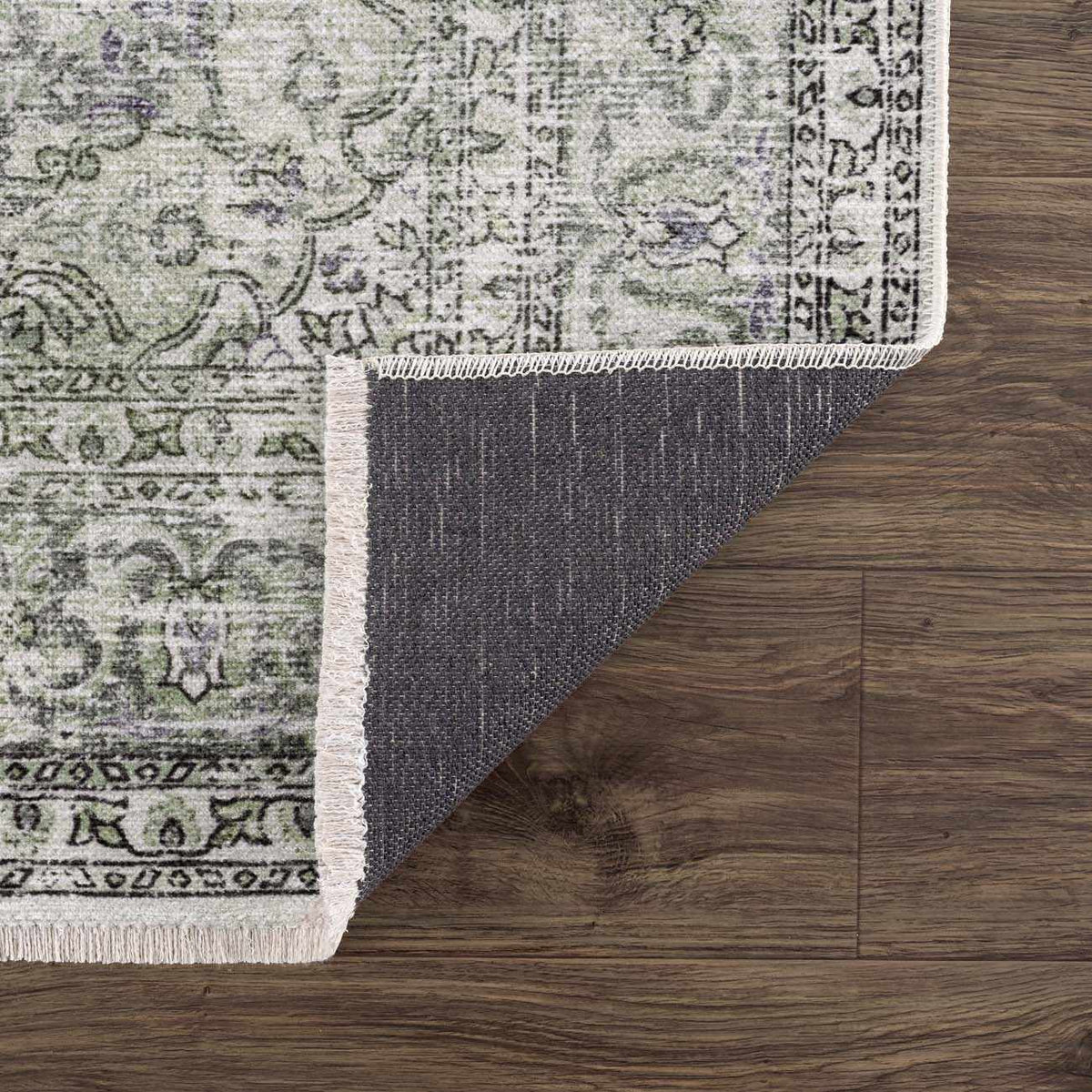 Green Holi-4604 Washable Area Rug