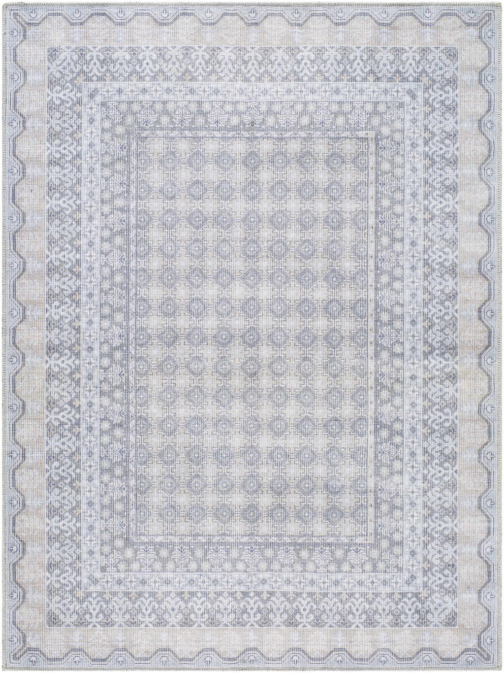 Rainier Blue Washable Rug | Our PNW Home X Livabliss