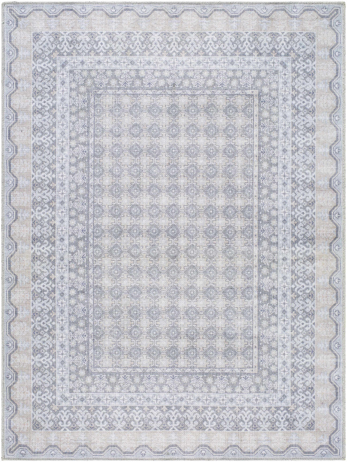 Rainier Blue Washable Rug | Our PNW Home X Livabliss
