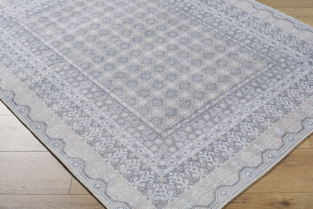 Rainier Blue Washable Rug | Our PNW Home X Livabliss