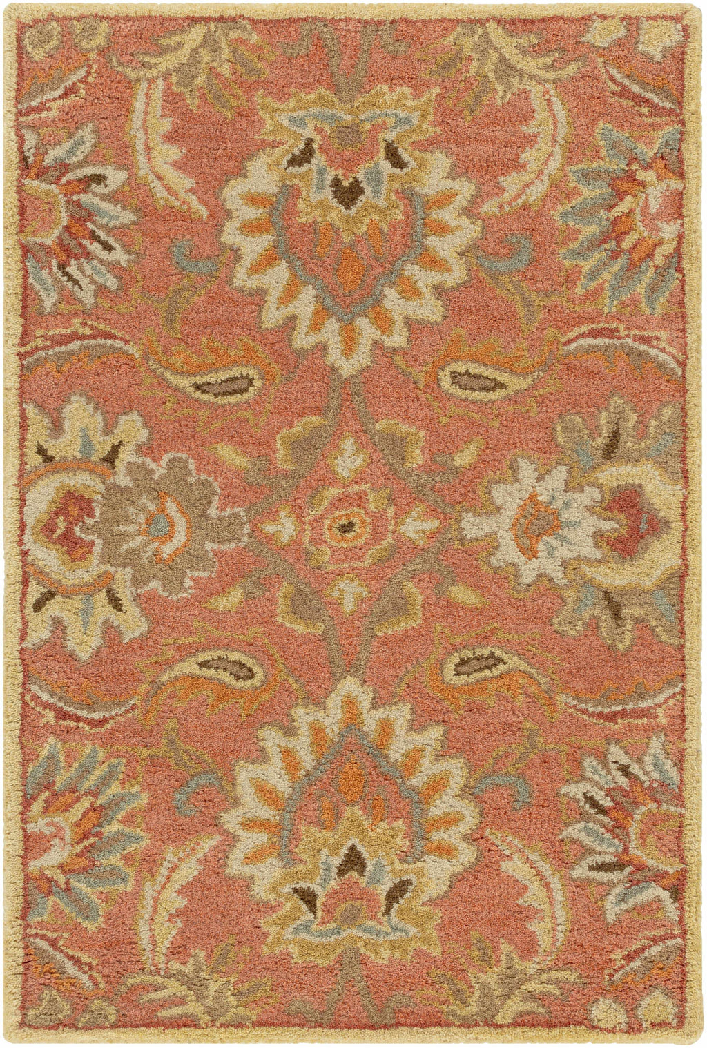 Chesterton Hand Tufted Orange 1112 Area Rug