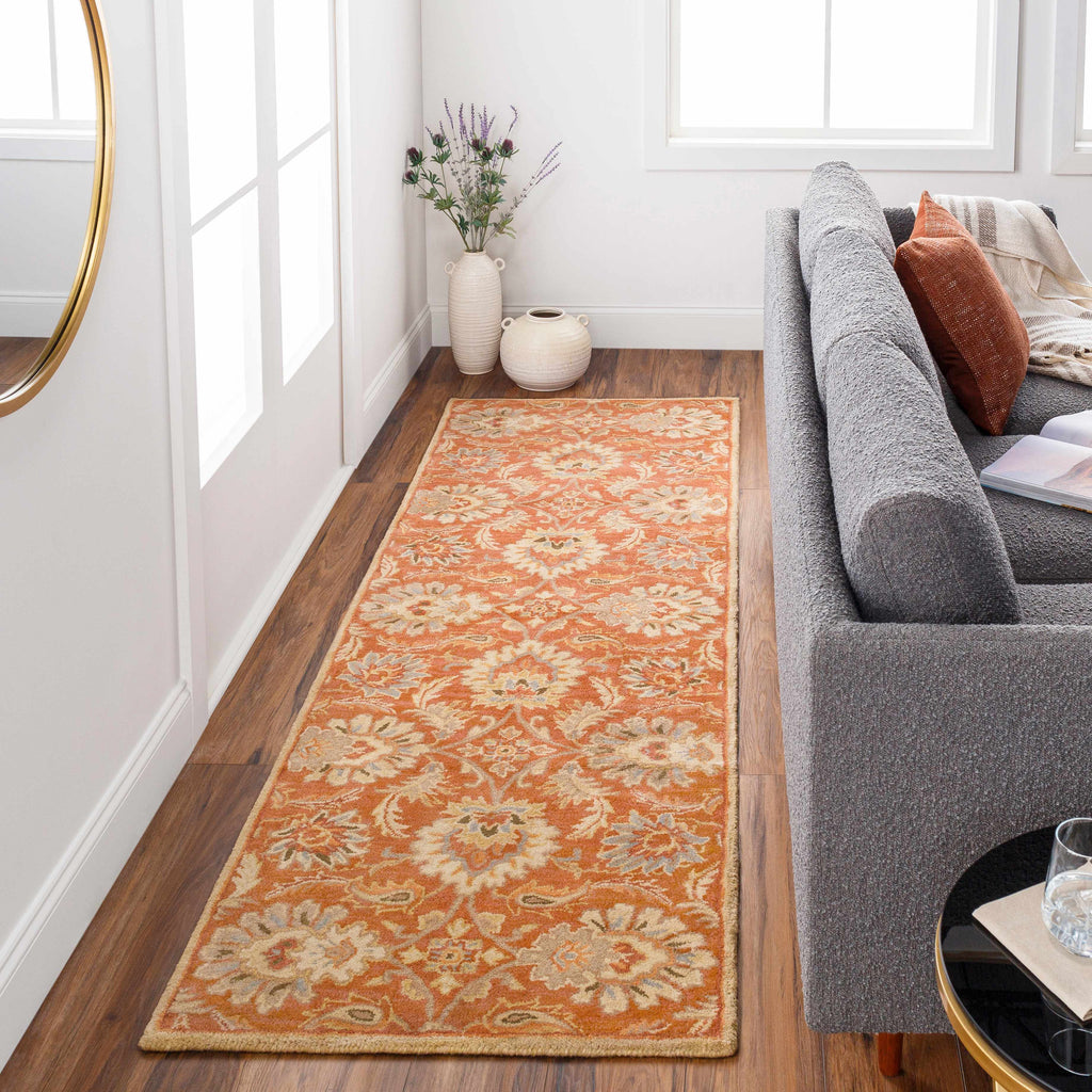 Chesterton Hand Tufted Orange 1112 Area Rug