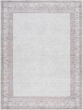 Rainier Cottage Border Brown Washable Rug | Our PNW Home X Livabliss