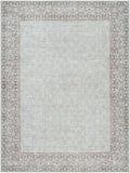 Rainier Cottage Border Beige Washable Rug | Our PNW Home X Livabliss