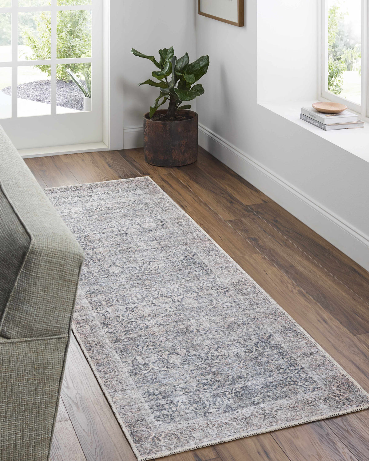 Charla Washable Area Rug