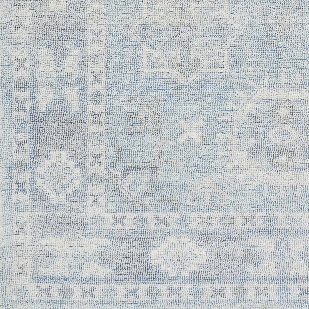 Calderbank Sky Blue Wool-Blend Area Rug