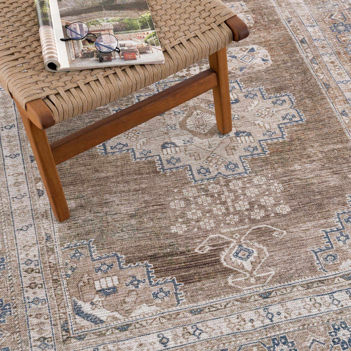 Baltinglass Flat Pile Washable Rug