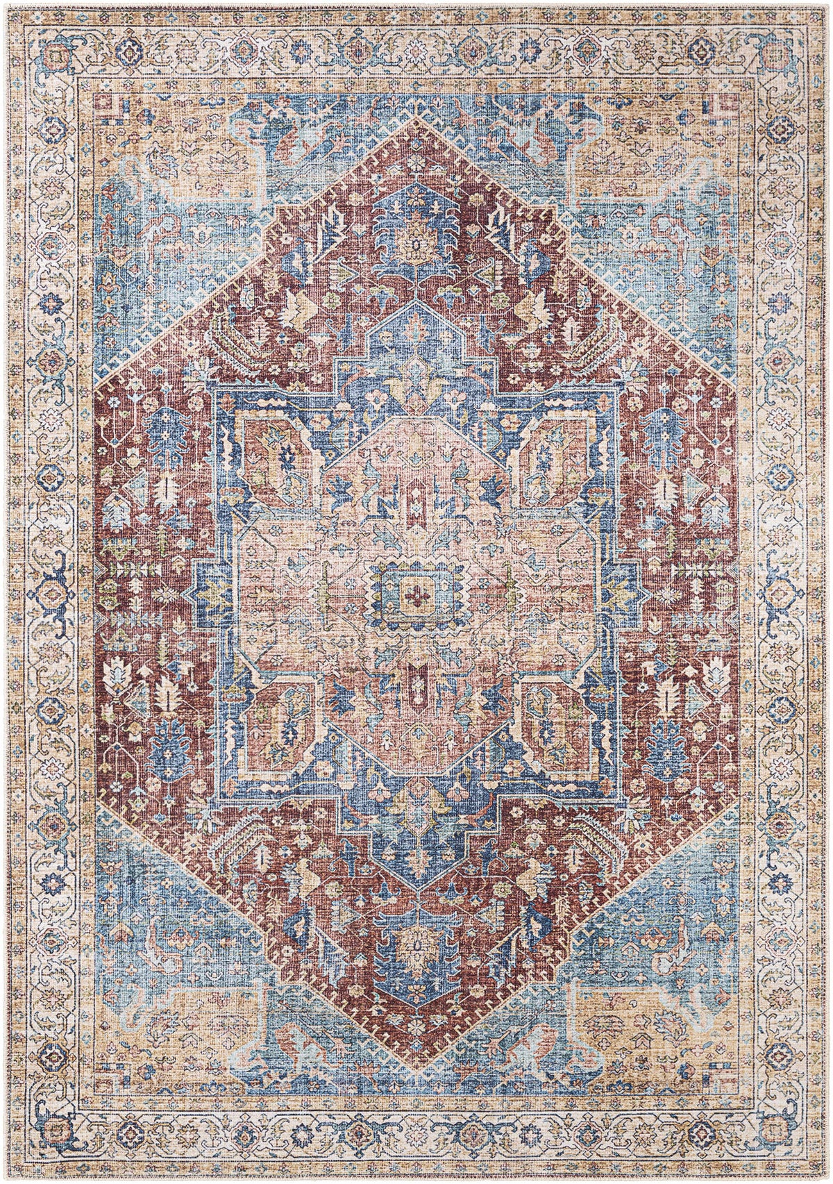 Como Washable Runner Rug - Clearance