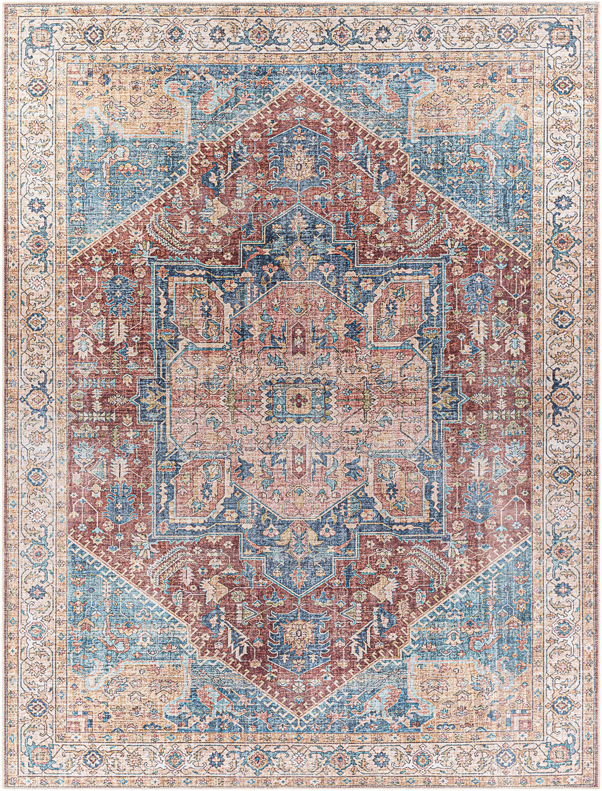 Como Washable Runner Rug - Clearance