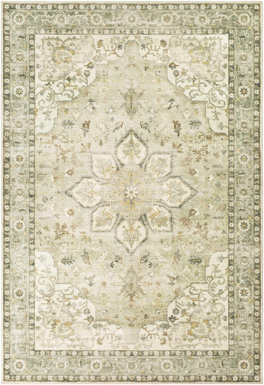 Crondall Sage Traditional Area Rug