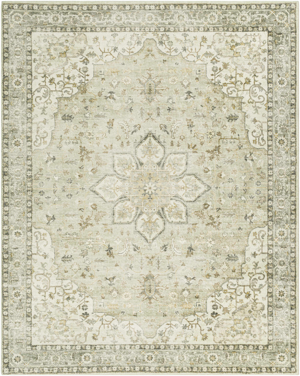 Crondall Sage Traditional Area Rug