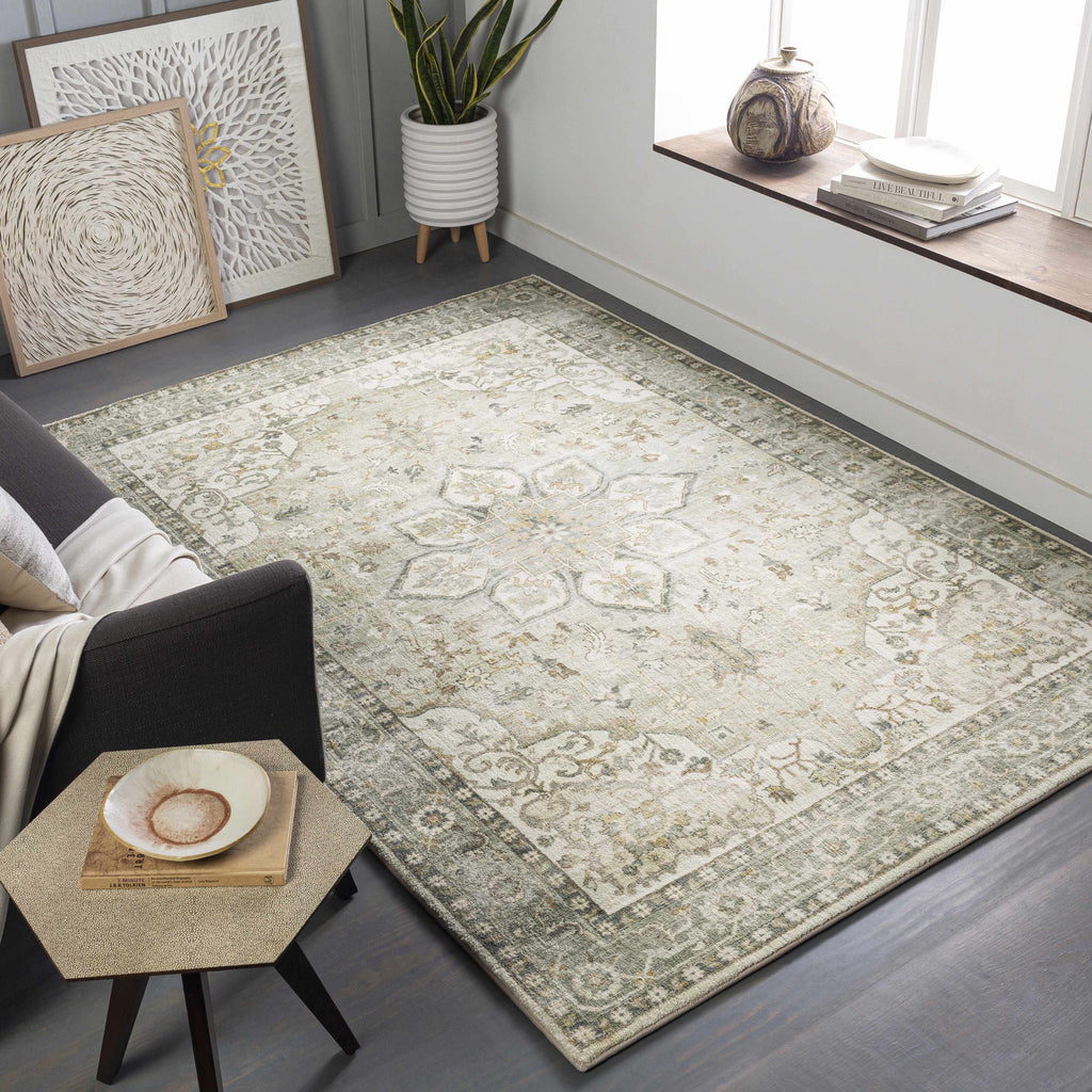 Crondall Sage Traditional Area Rug