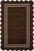 Chogan Chocolate Brown Area Rug