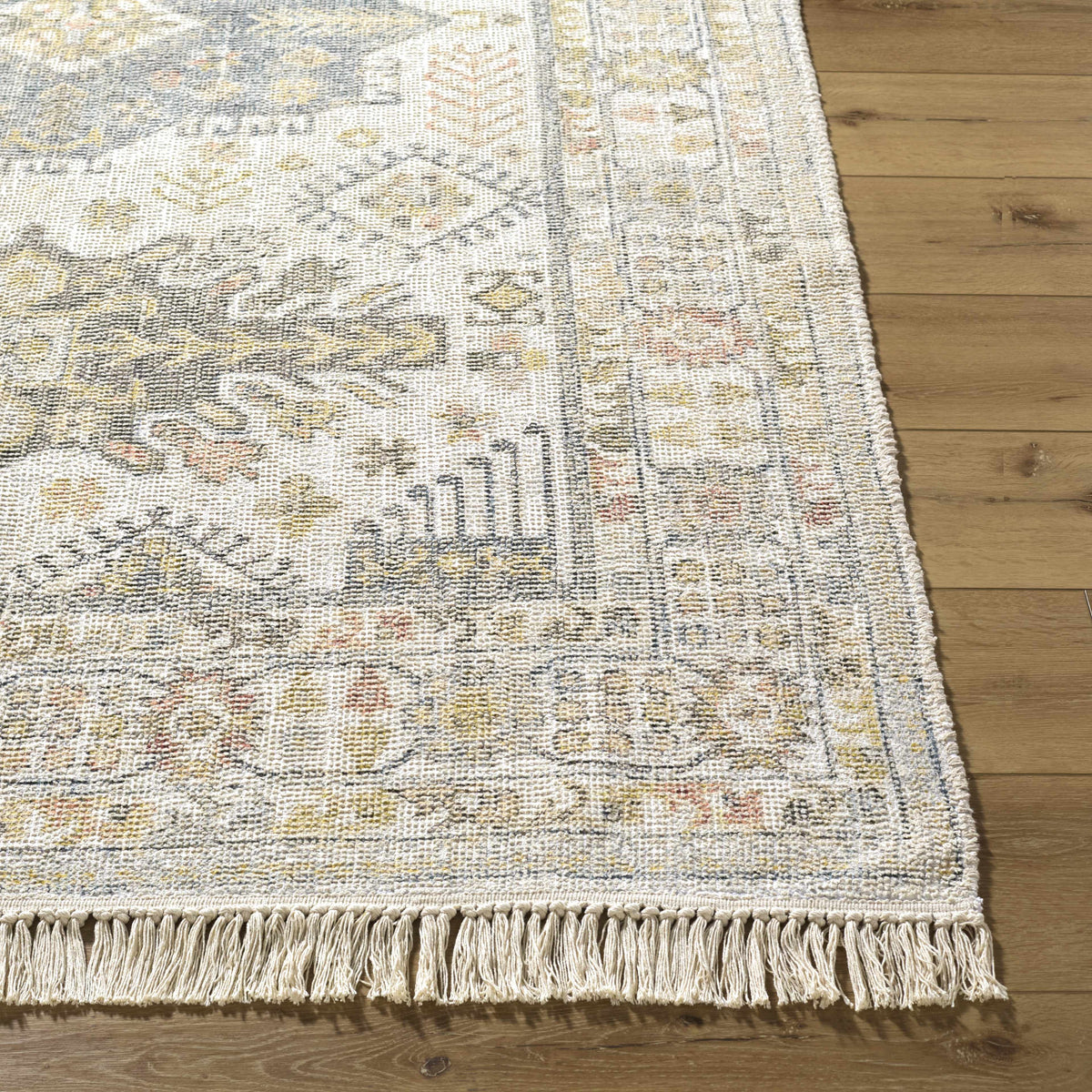 Chaela Ivory & Olive Area Rug