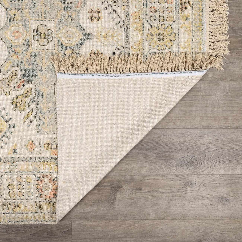 Chaela Ivory & Olive Area Rug