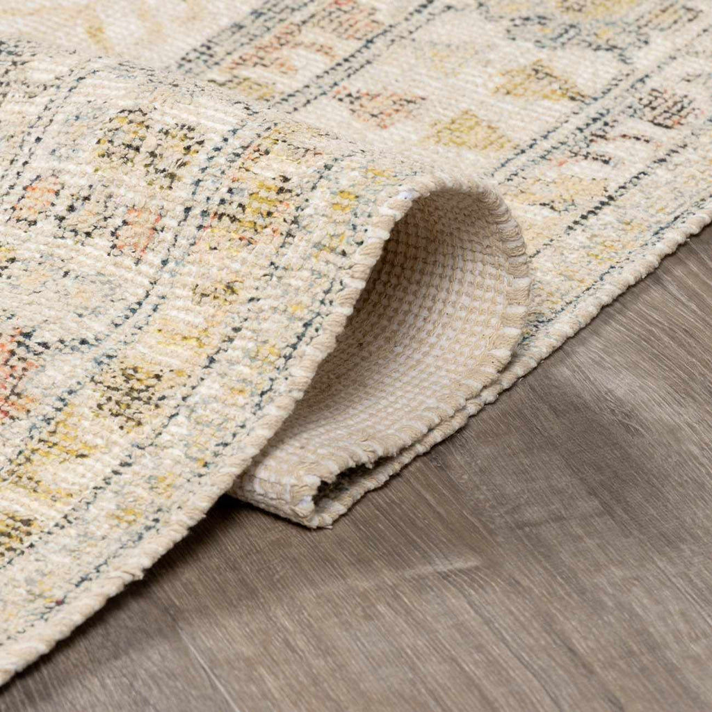 Chaela Ivory & Olive Area Rug