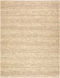 Ctadqe Beige Stripe Hand Woven Wool Area Rug