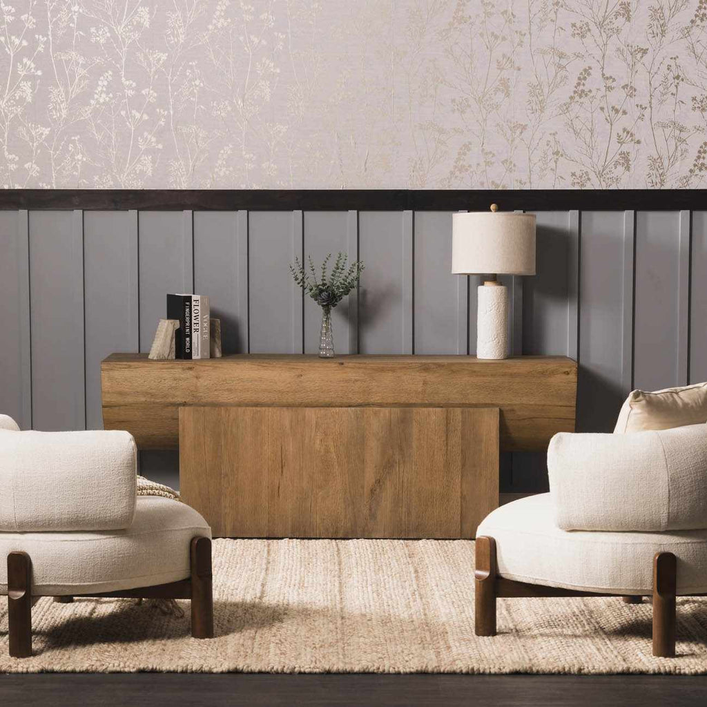 Ctadqe Beige Stripe Hand Woven Wool Area Rug