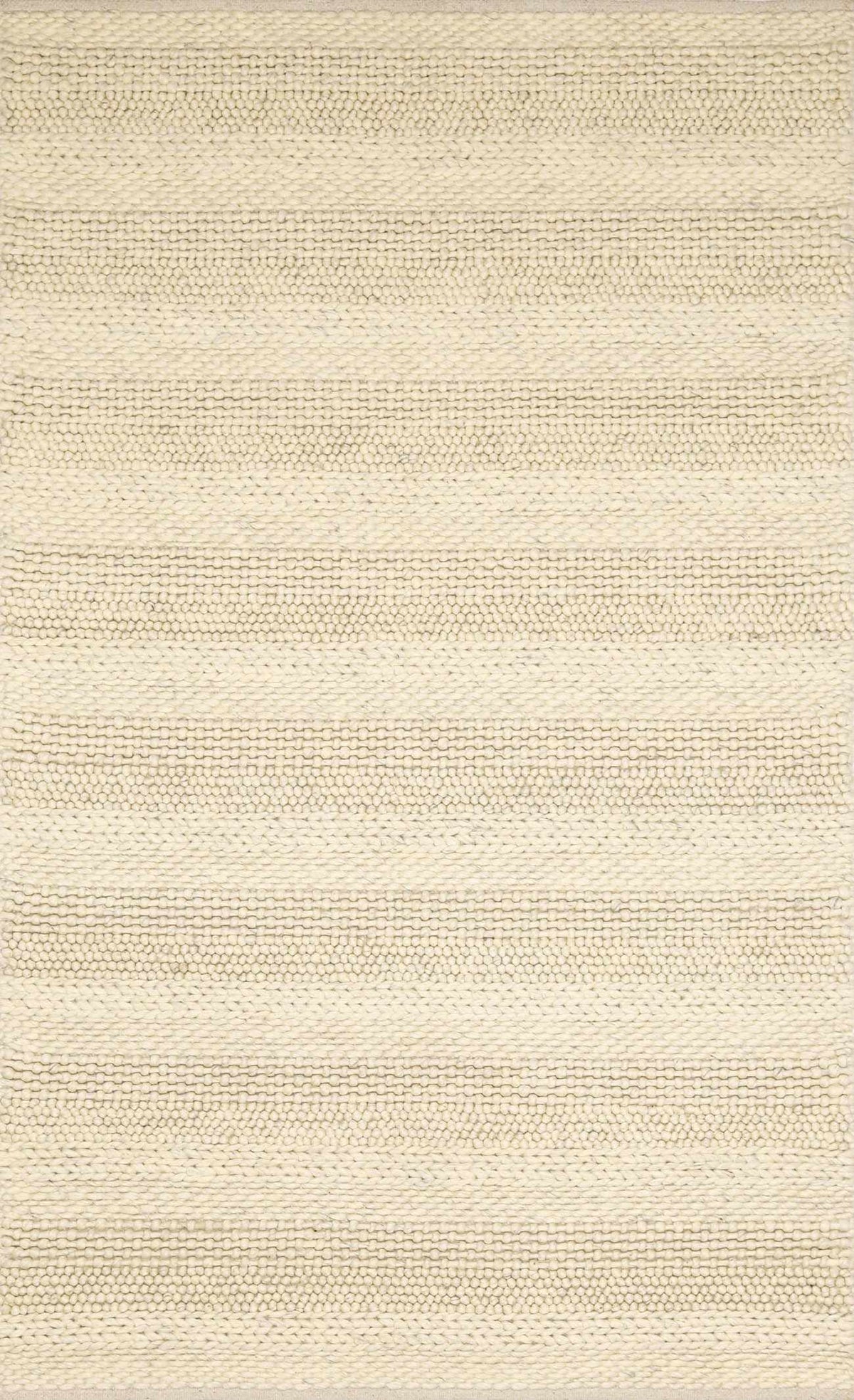 Clarke Beige Textured Wool Rug