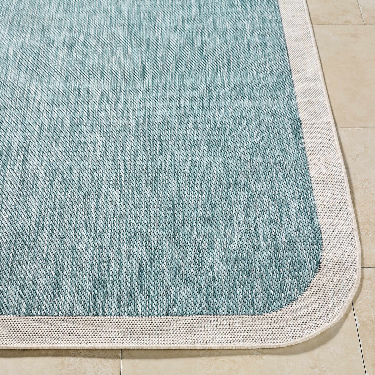 Chetan Light Blue Outdoor Rug