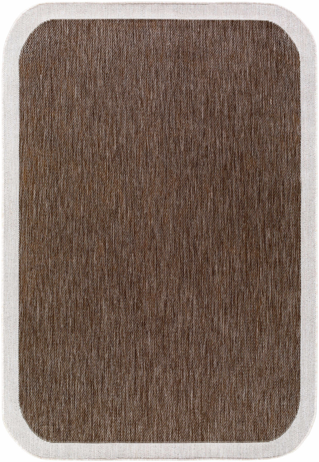 Chetan Dark Brown Outdoor Area Rug
