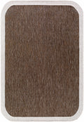 Chetan Dark Brown Outdoor Area Rug