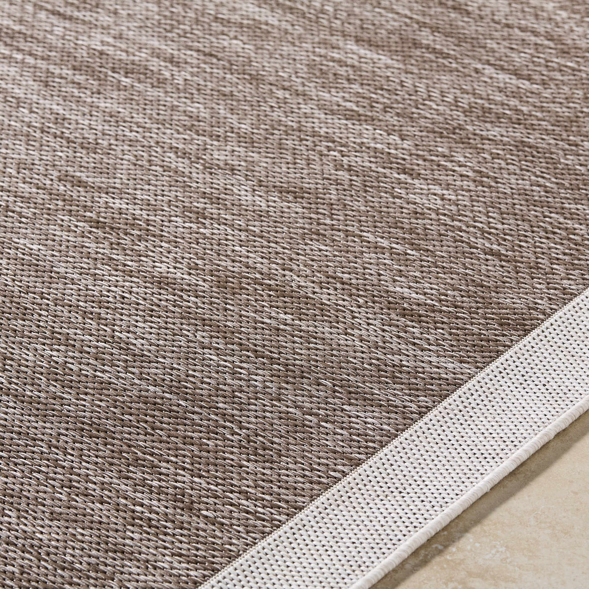 Chetan Dark Brown Outdoor Area Rug