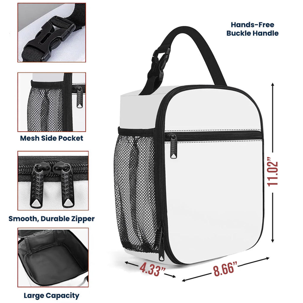 3D Dinosaur Adventure - Personalized Insulated Lunch Bag