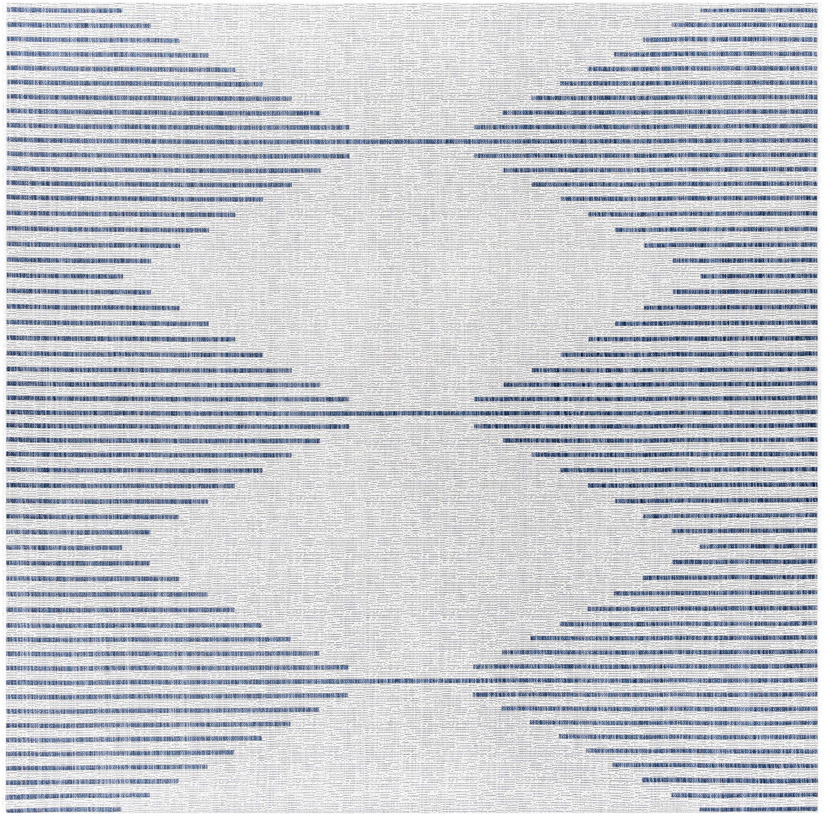 Stephan Blue & Cream Outdoor Rug