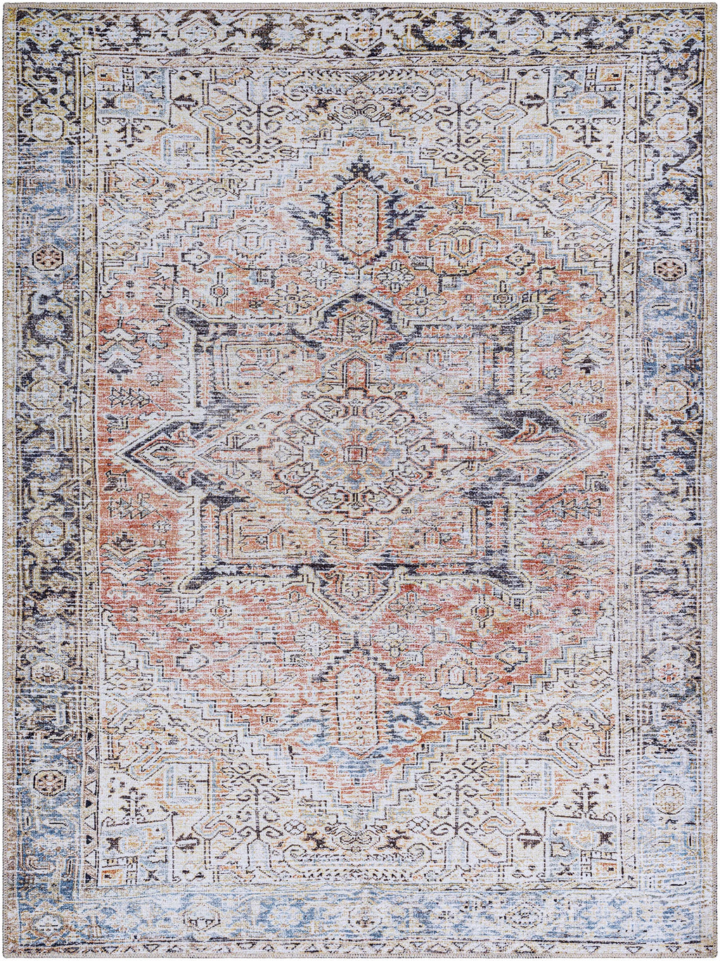 Darling Machine Woven Becki Owens x LIVABLISS BODA-2303 Washable Area Rug