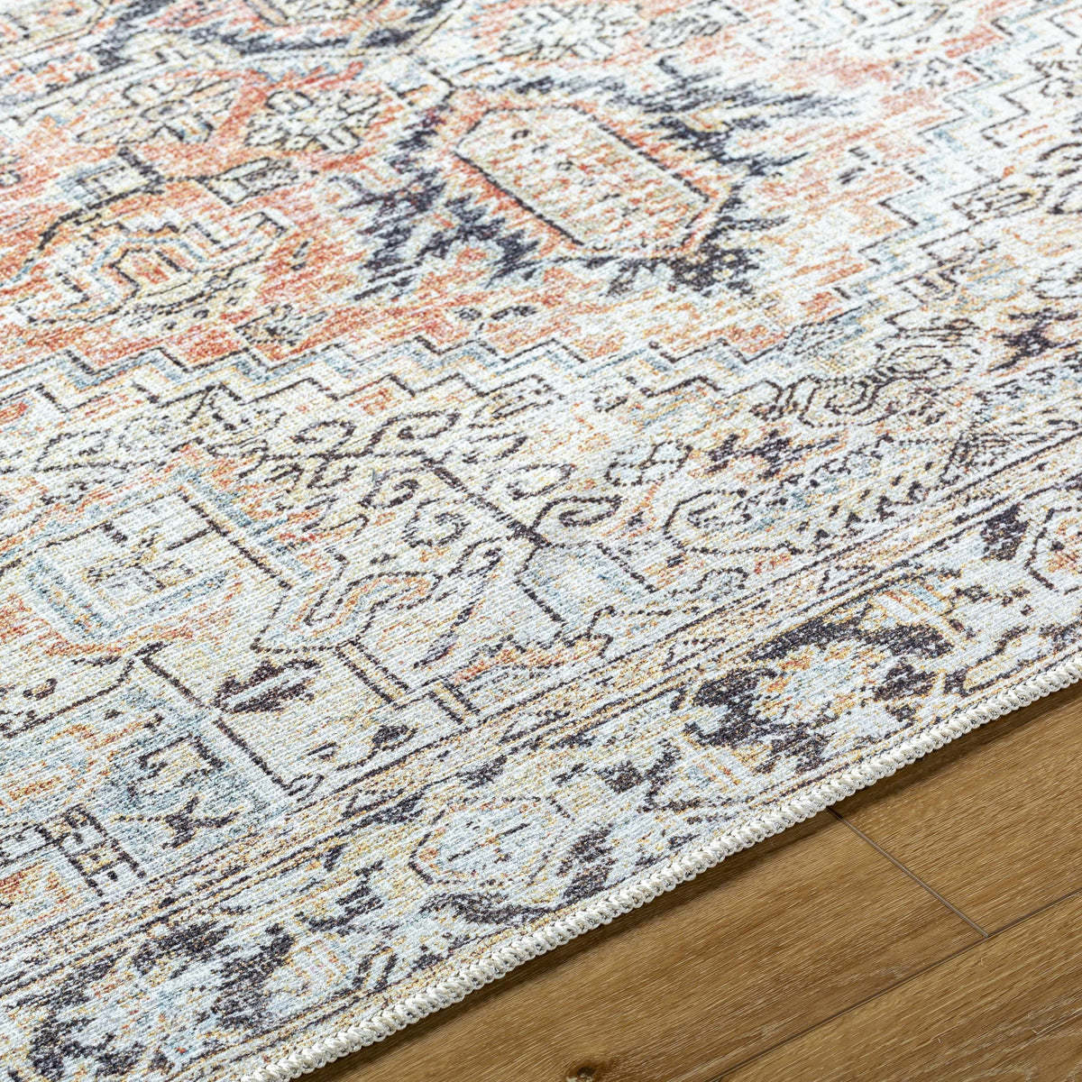 Darling Machine Woven Becki Owens x LIVABLISS BODA-2303 Washable Area Rug