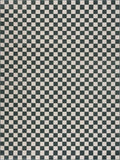 Kaysar Oil Green Checkered Washable Area Rug