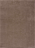 Leanna Light Brown Washable Area Rug