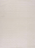 Kazuma Cream Checkered Washable Area Rug