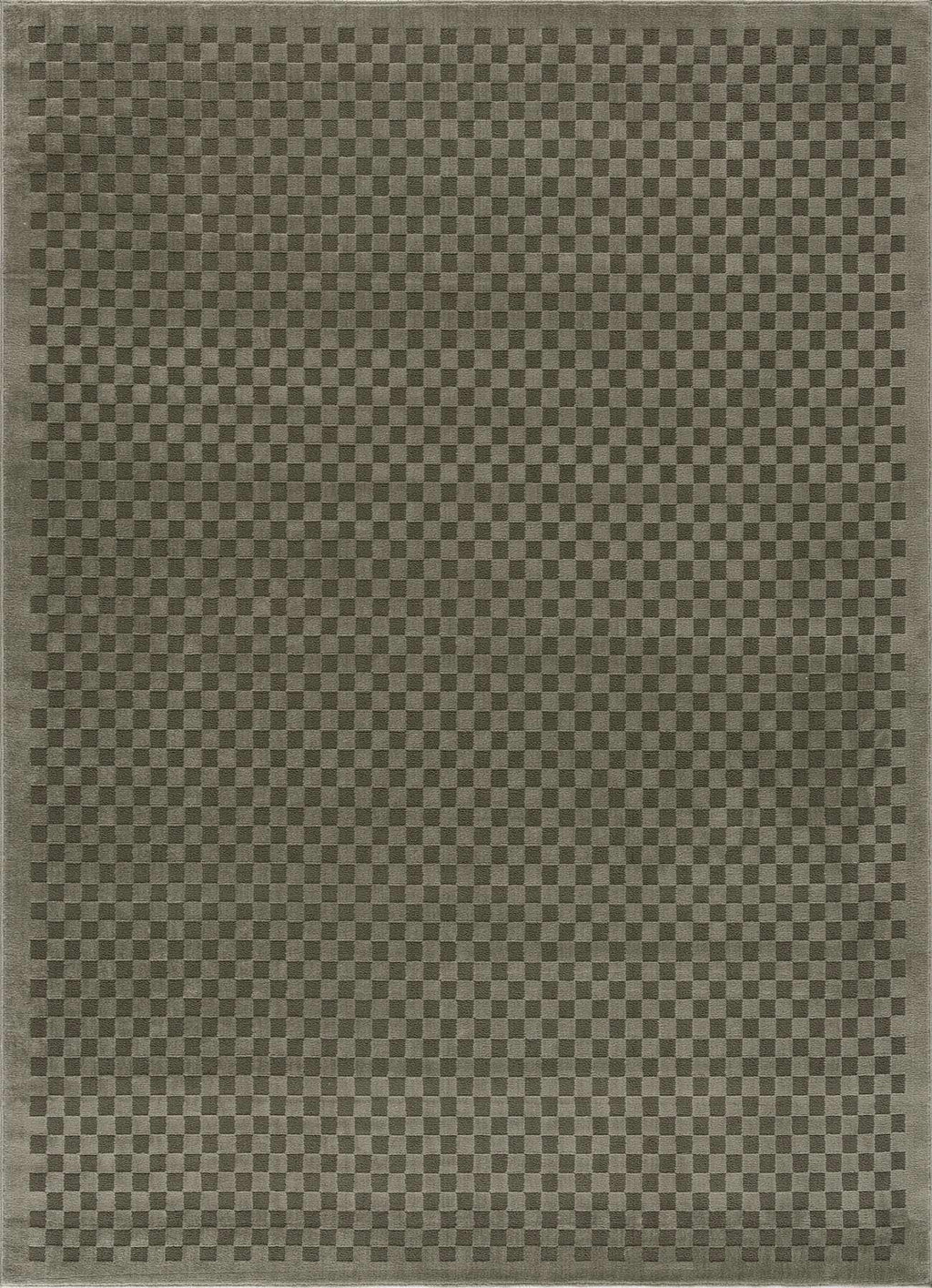 Gaiwan Olive Green Washable Area Rug
