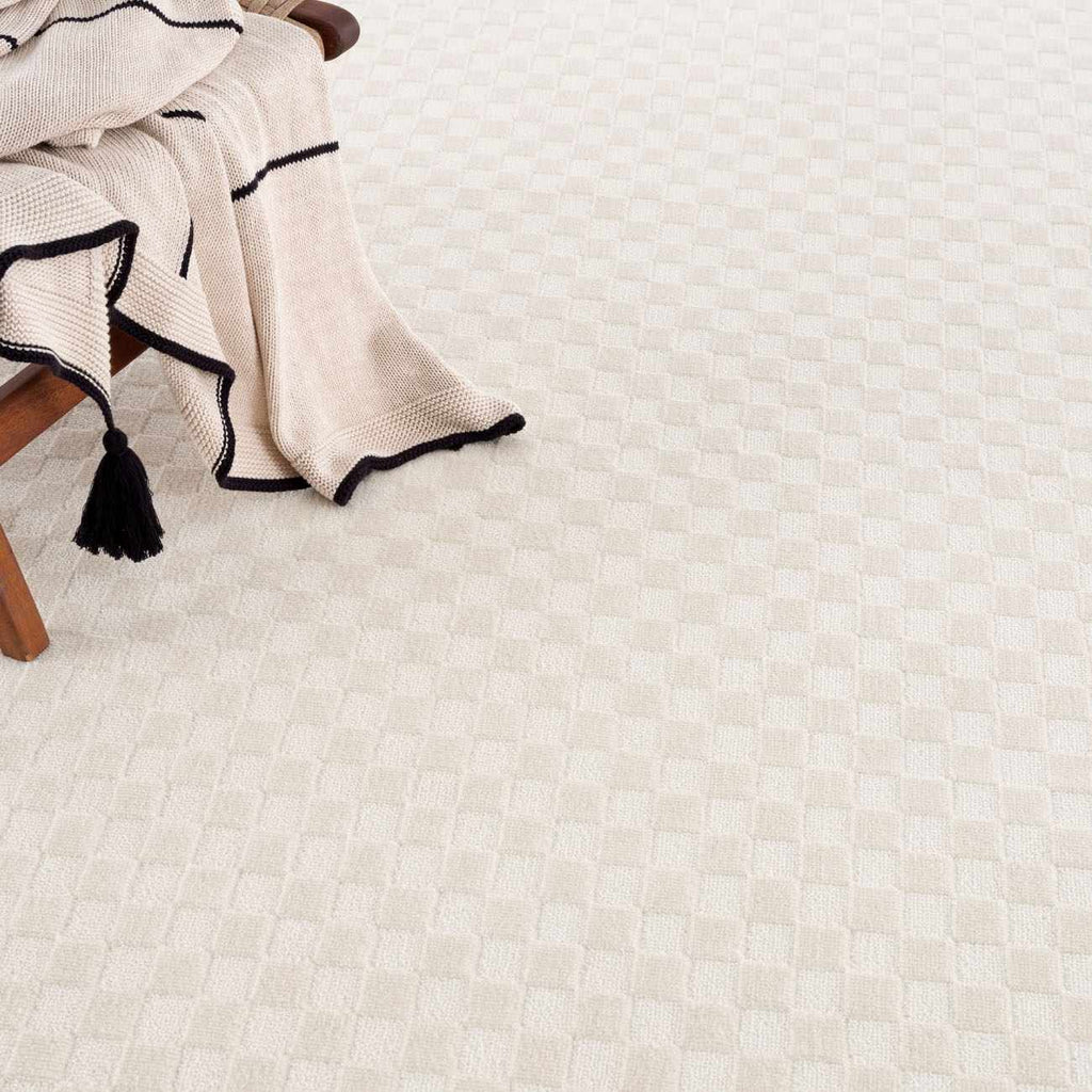 Gaiwan Cream Washable Area Rug