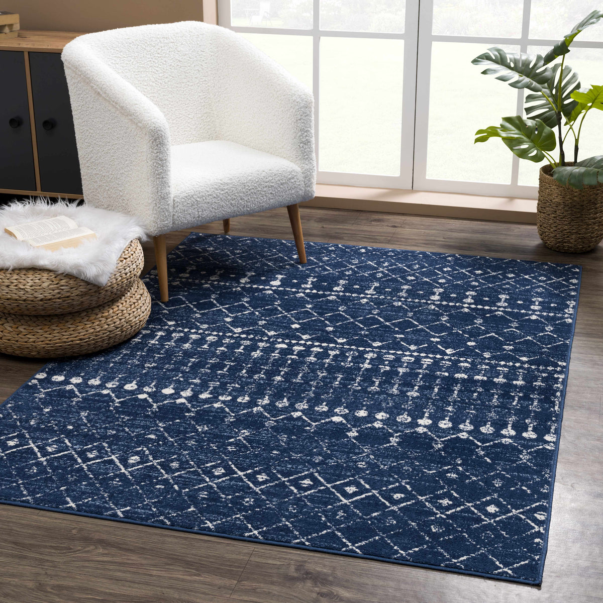 Tigrican Navy 2335 Area Rug - Clearance