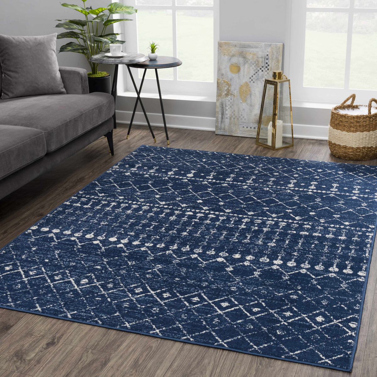 Tigrican Navy 2335 Area Rug - Clearance