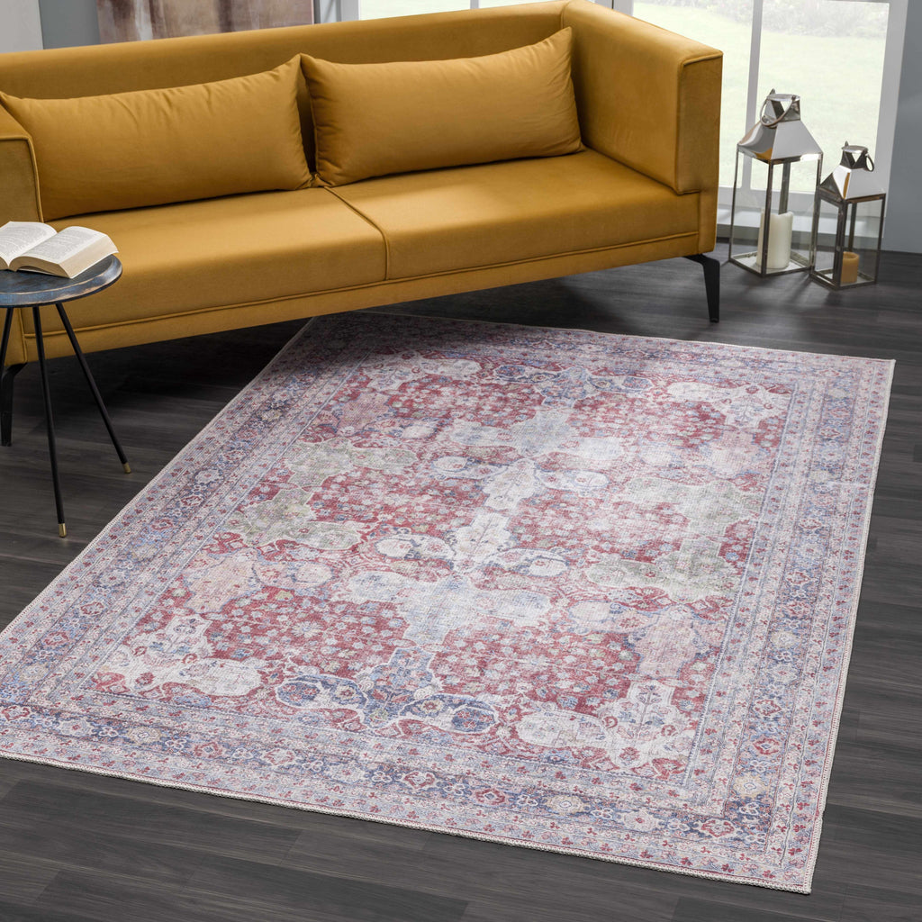 Rust Goma Vintage Area Rug - Clearance