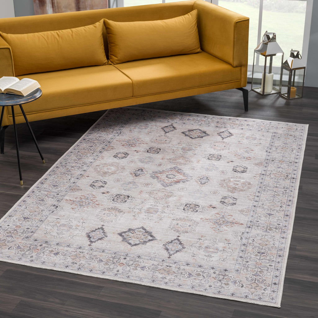 Beige Beckett Washable Rug