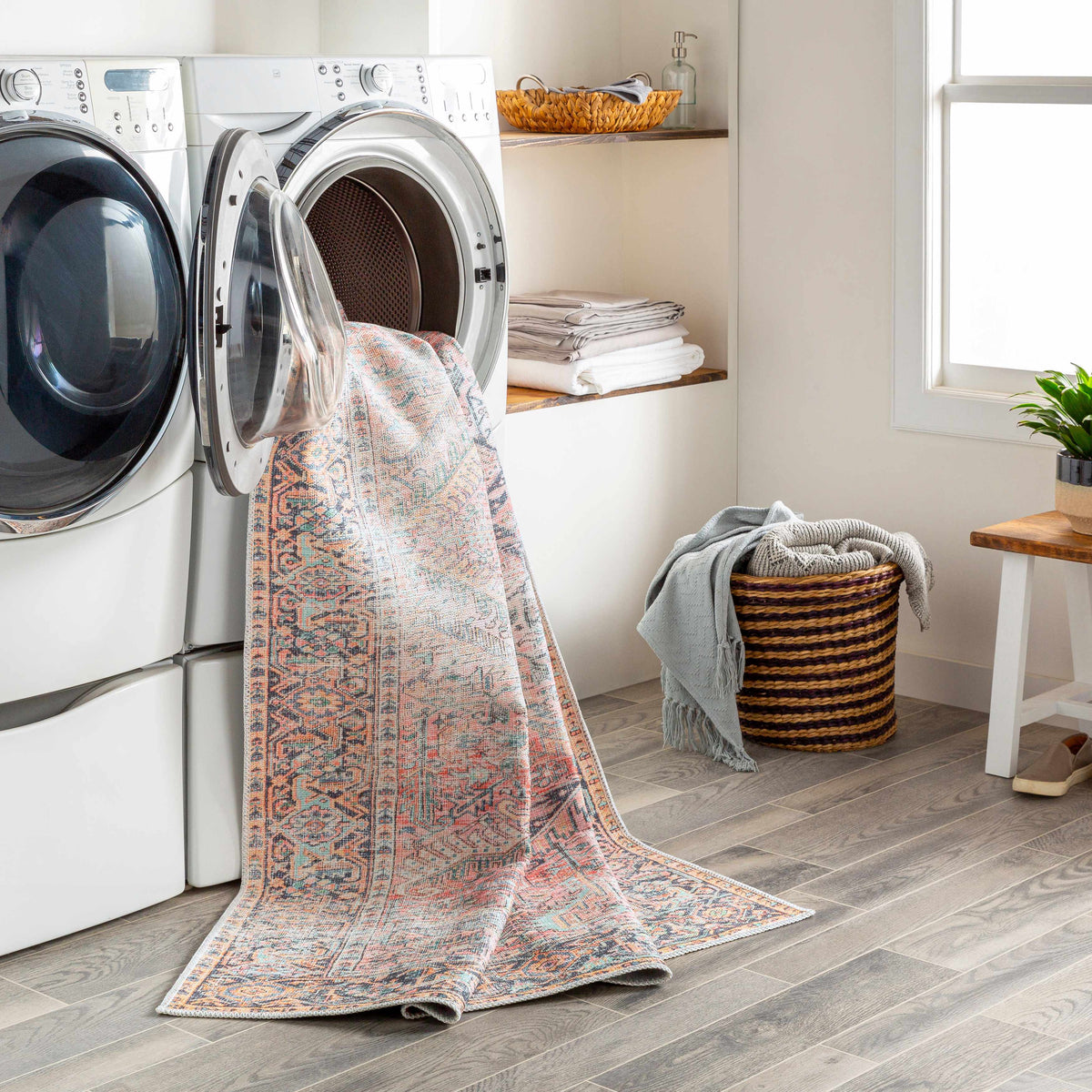 Dunsha Boutique Washable Area Rug - Clearance