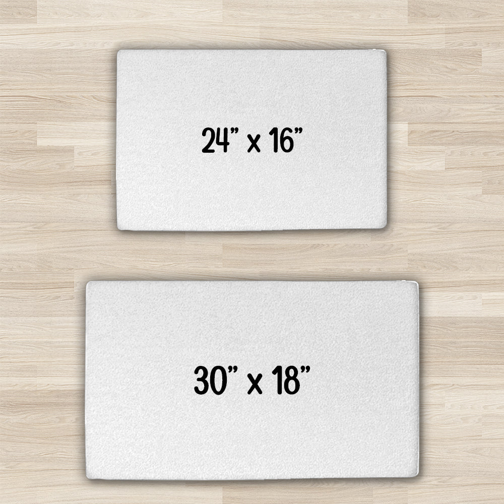 A Crazy Lady And A Grumpy Man - Personalized Doormat